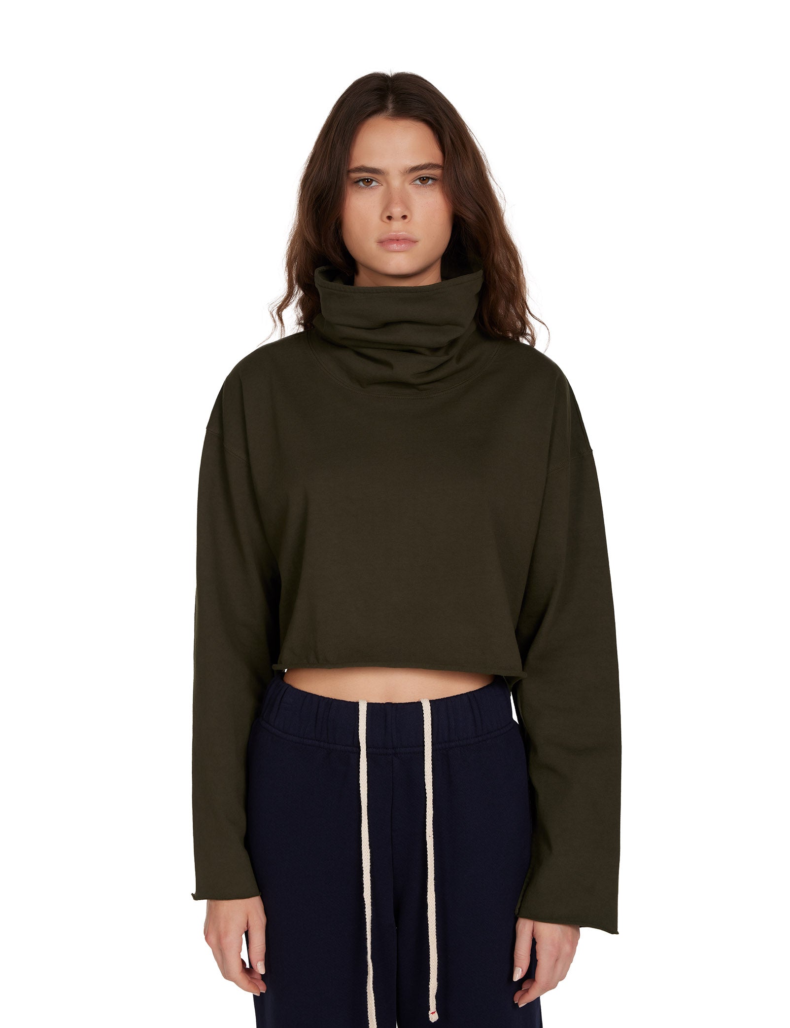 Coreena Crop Cowl Neck