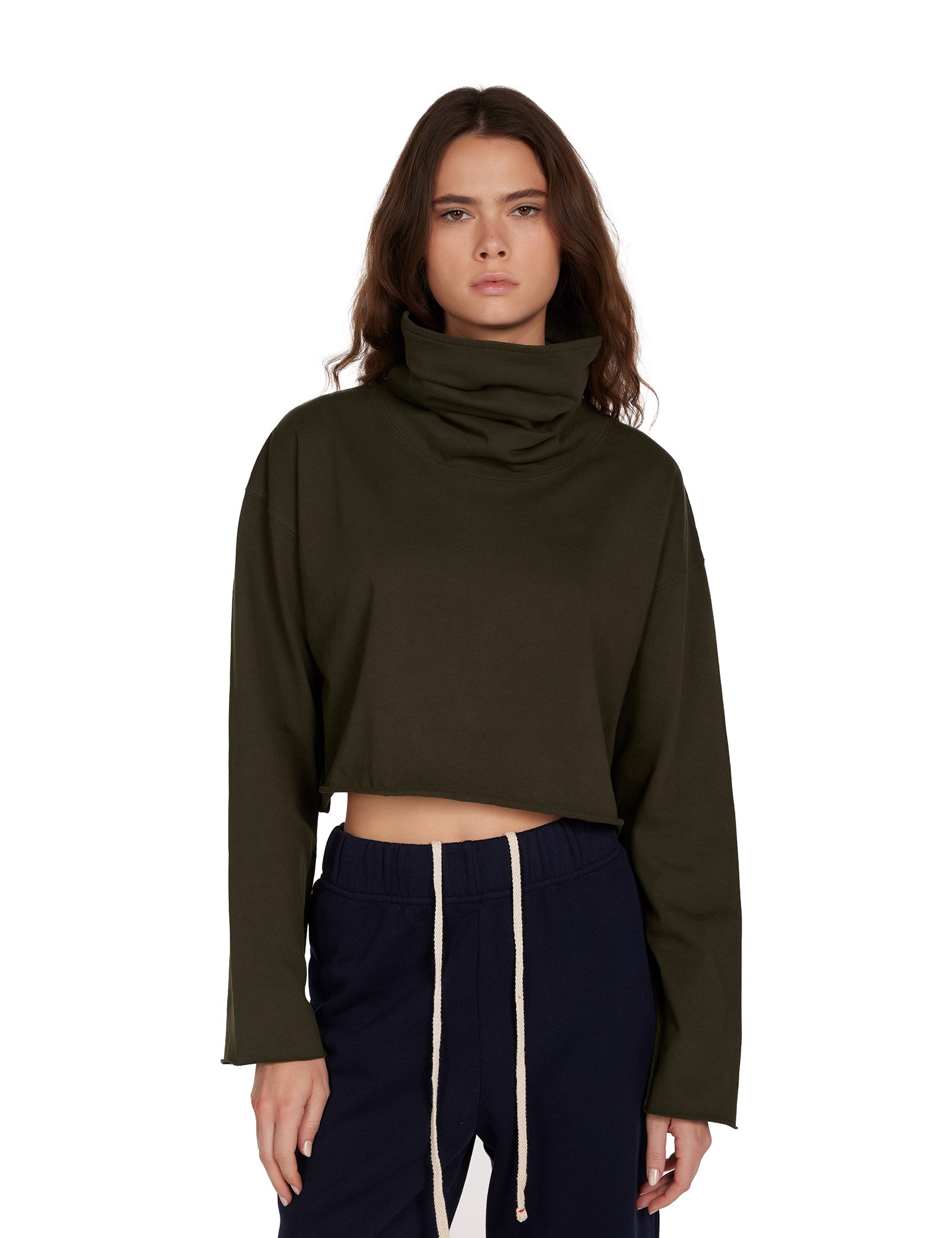 Coreena Crop Cowl Neck
