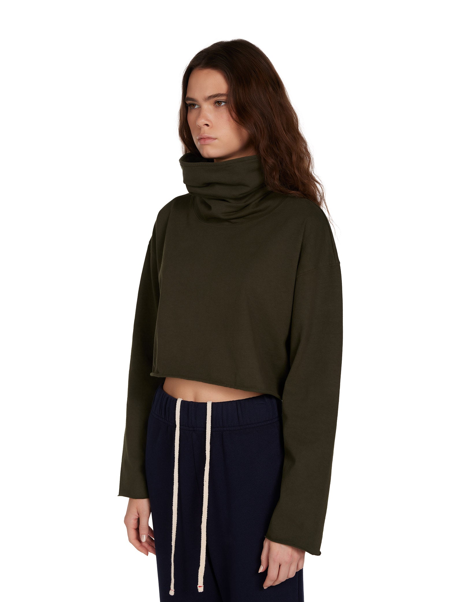 Coreena Crop Cowl Neck