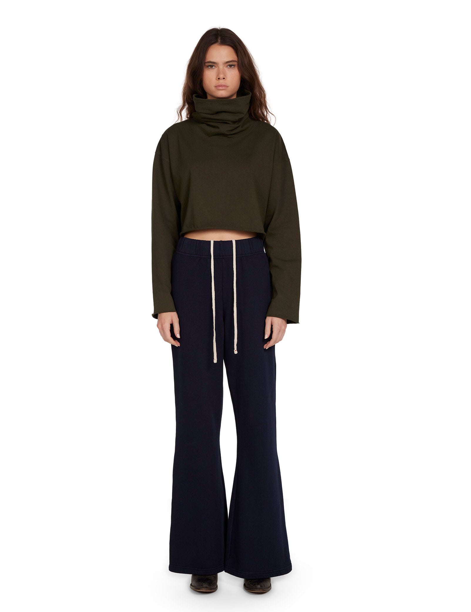 Coreena Crop Cowl Neck
