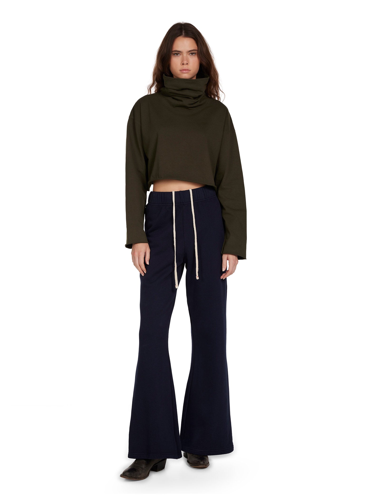 Coreena Crop Cowl Neck