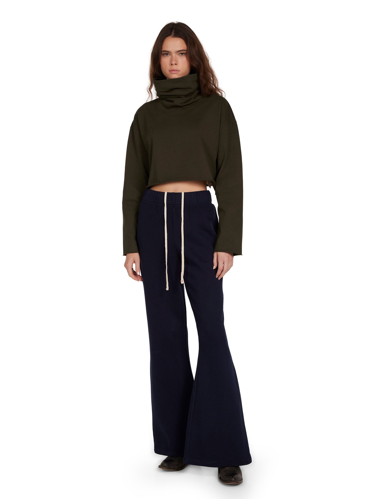Coreena Crop Cowl Neck