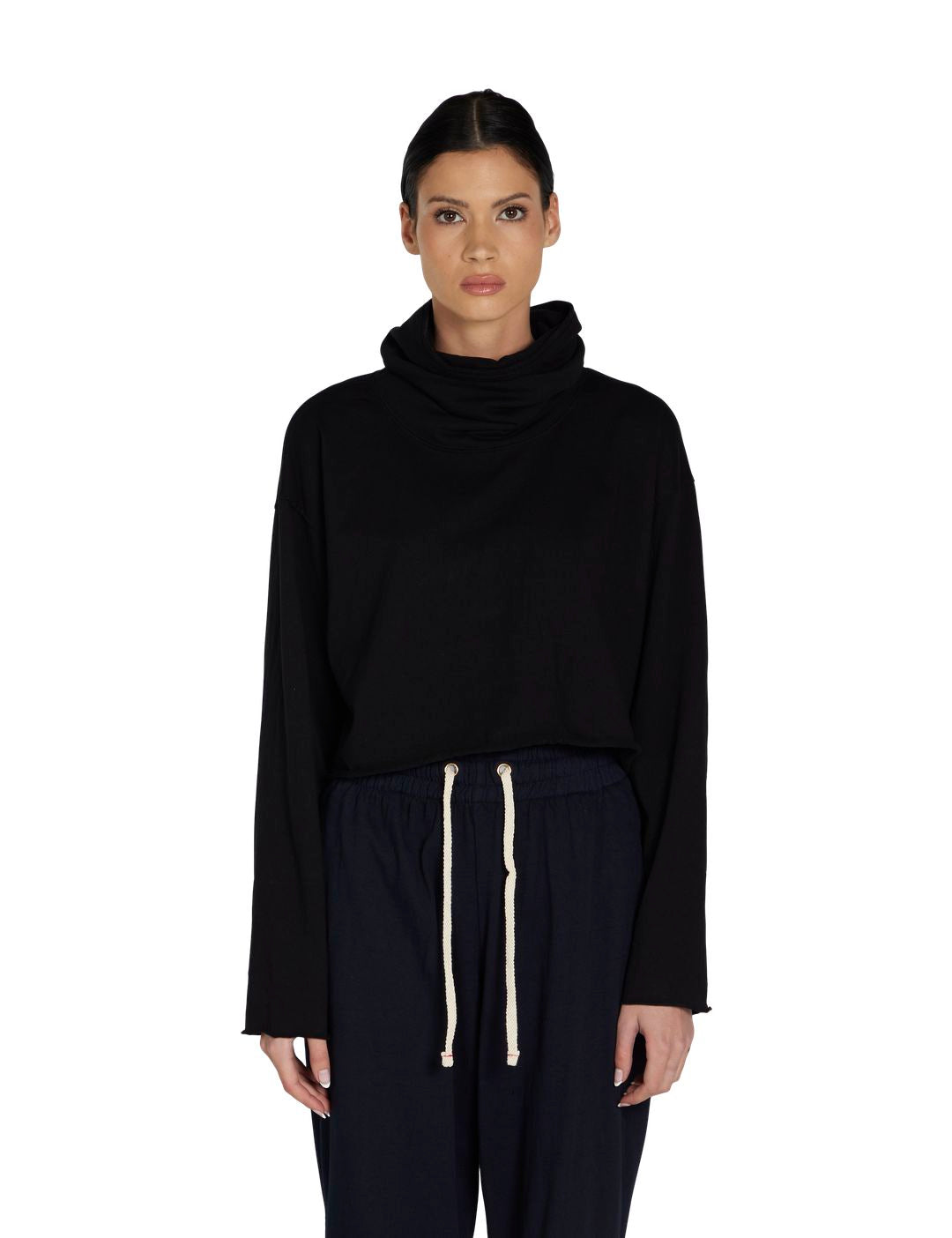 Coreena Crop Cowl Neck