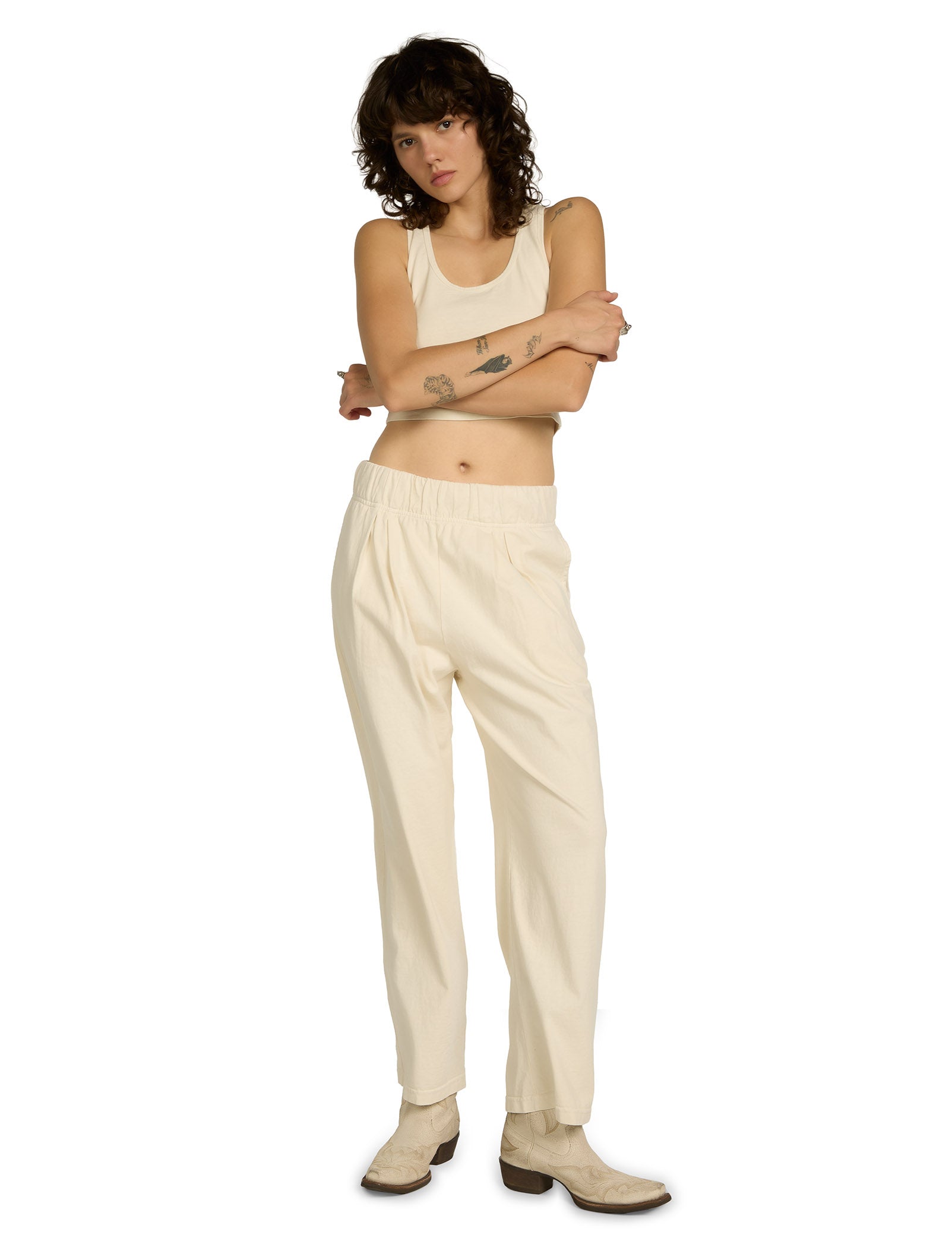 Penny Pleat Front Pant