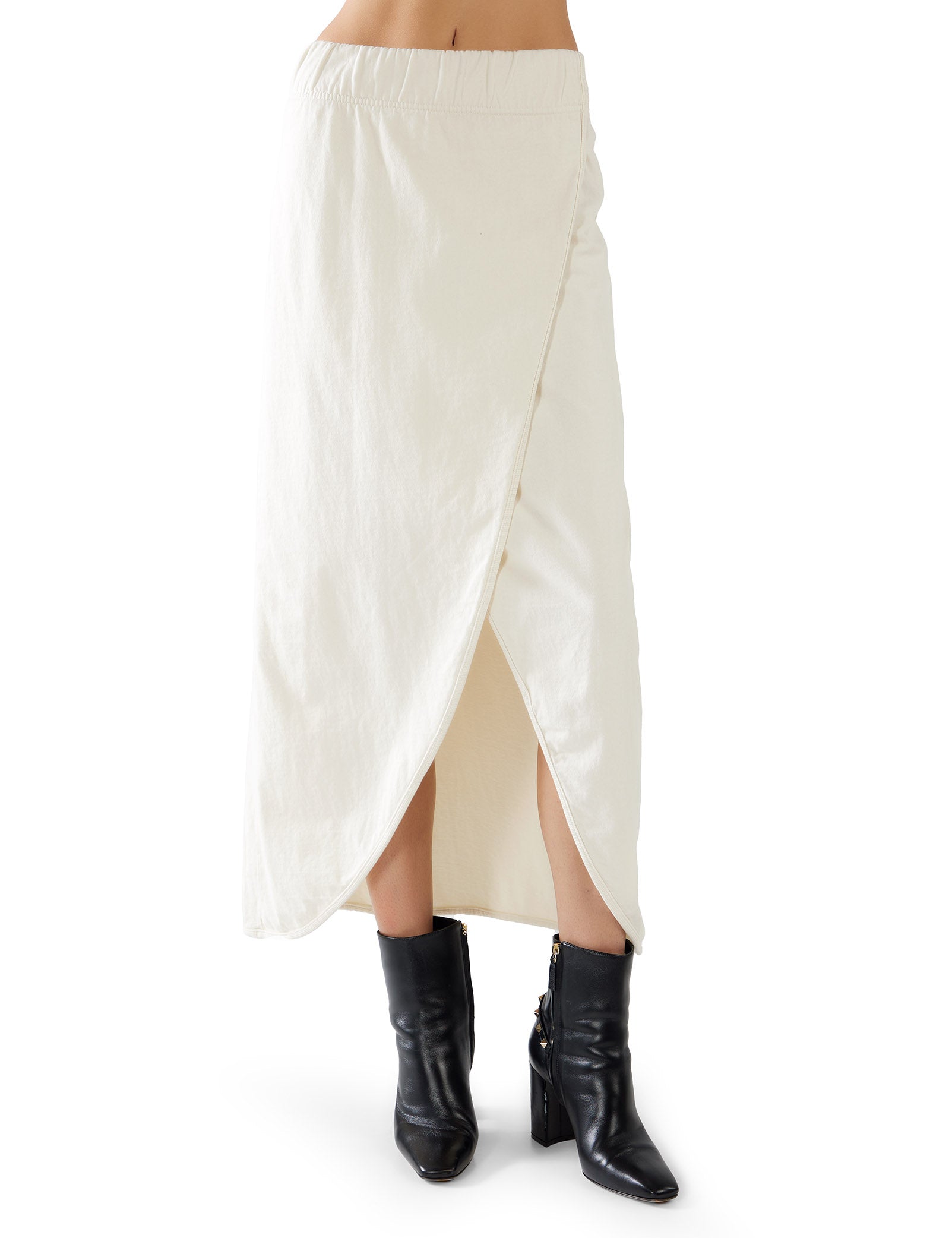 Milly Scallop Wrap Skirt
