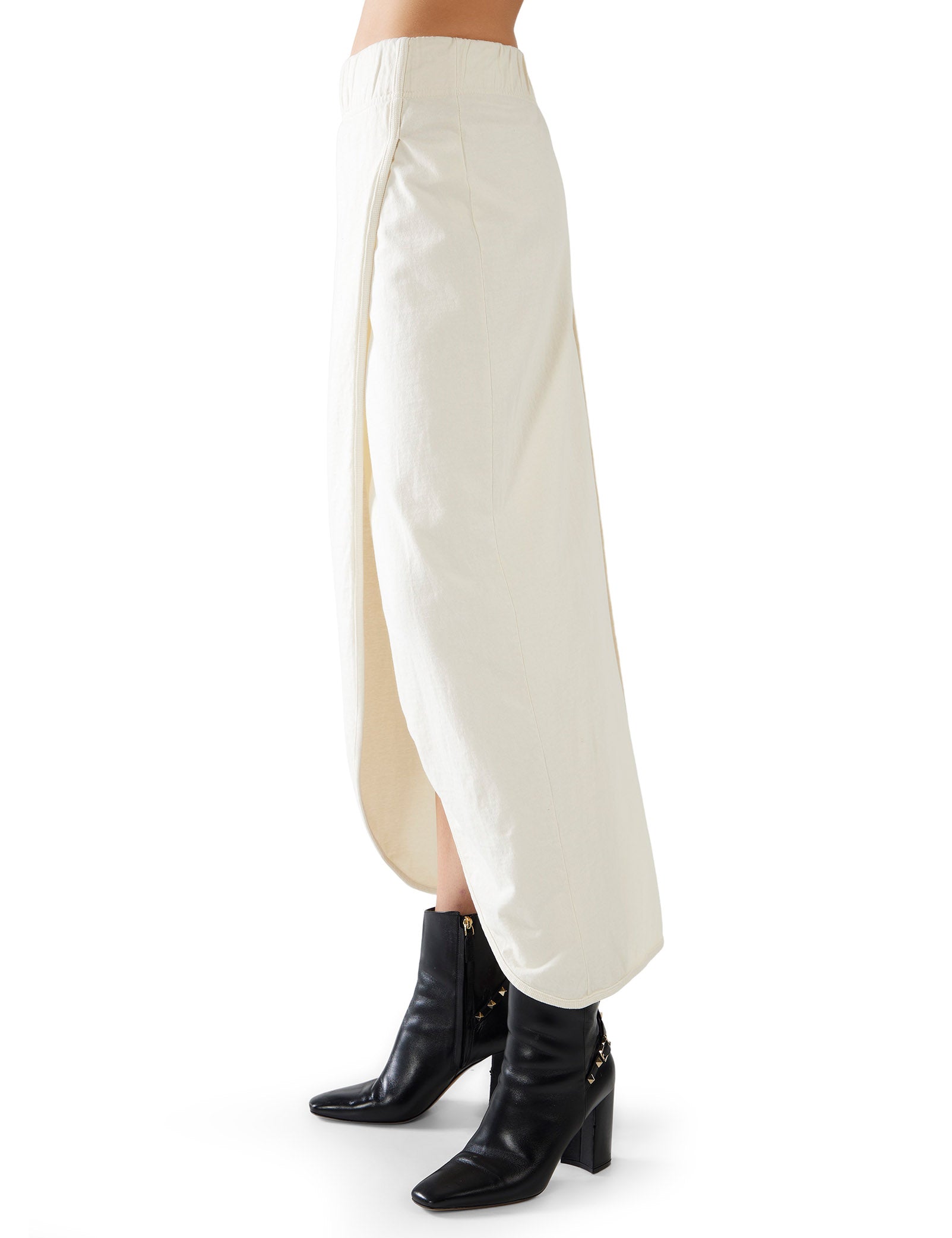 Milly Scallop Wrap Skirt