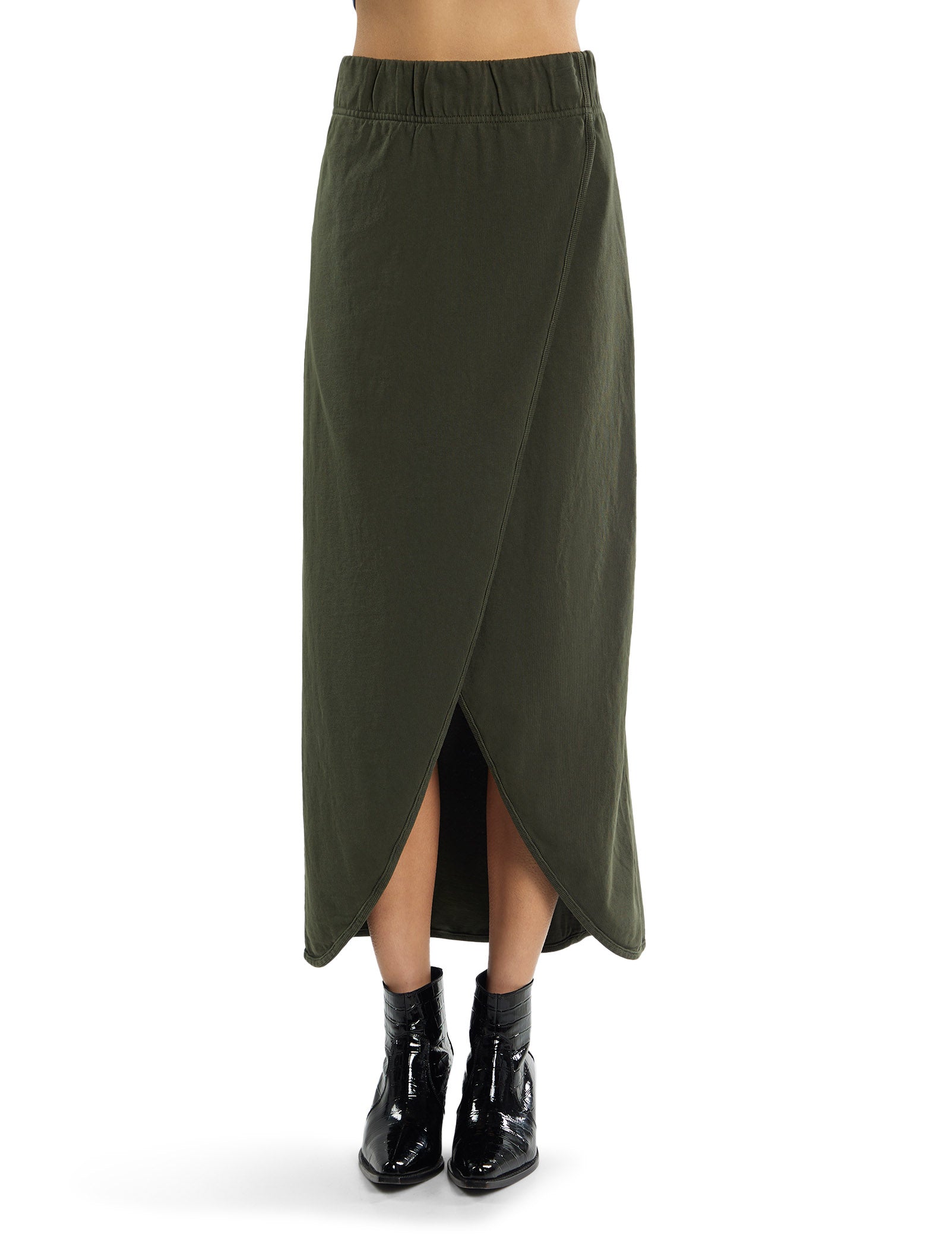 Milly Scallop Wrap Skirt