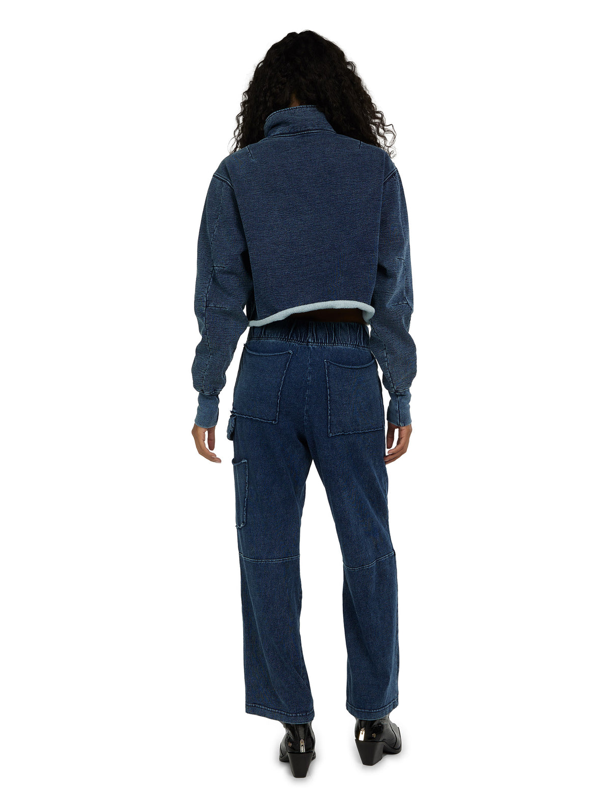 Haley Crop Half Zip Pullover