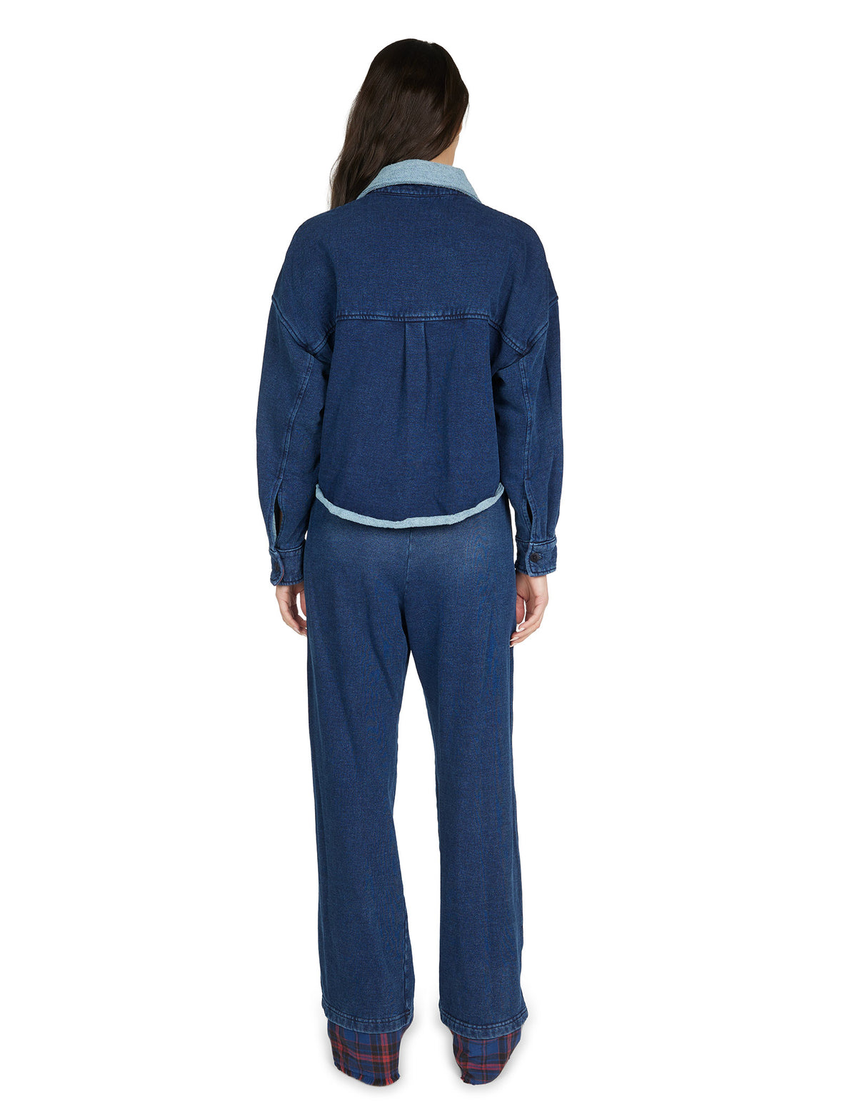 Alison Oversized Crop Button Up