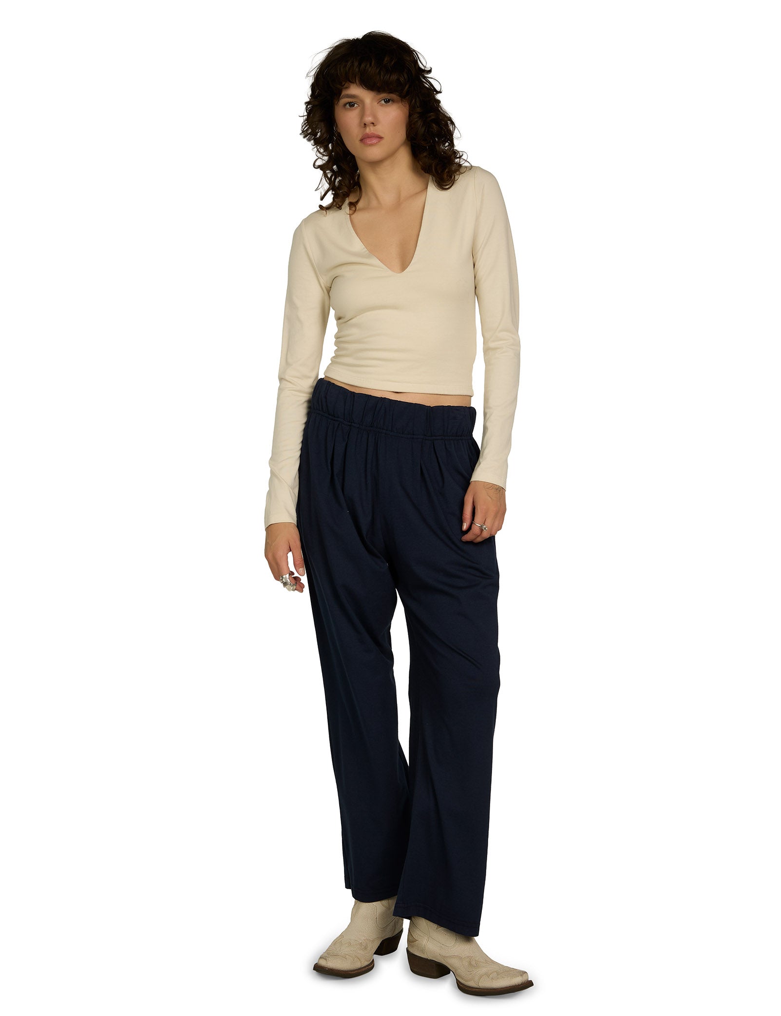 Penny Pleat Front Pant