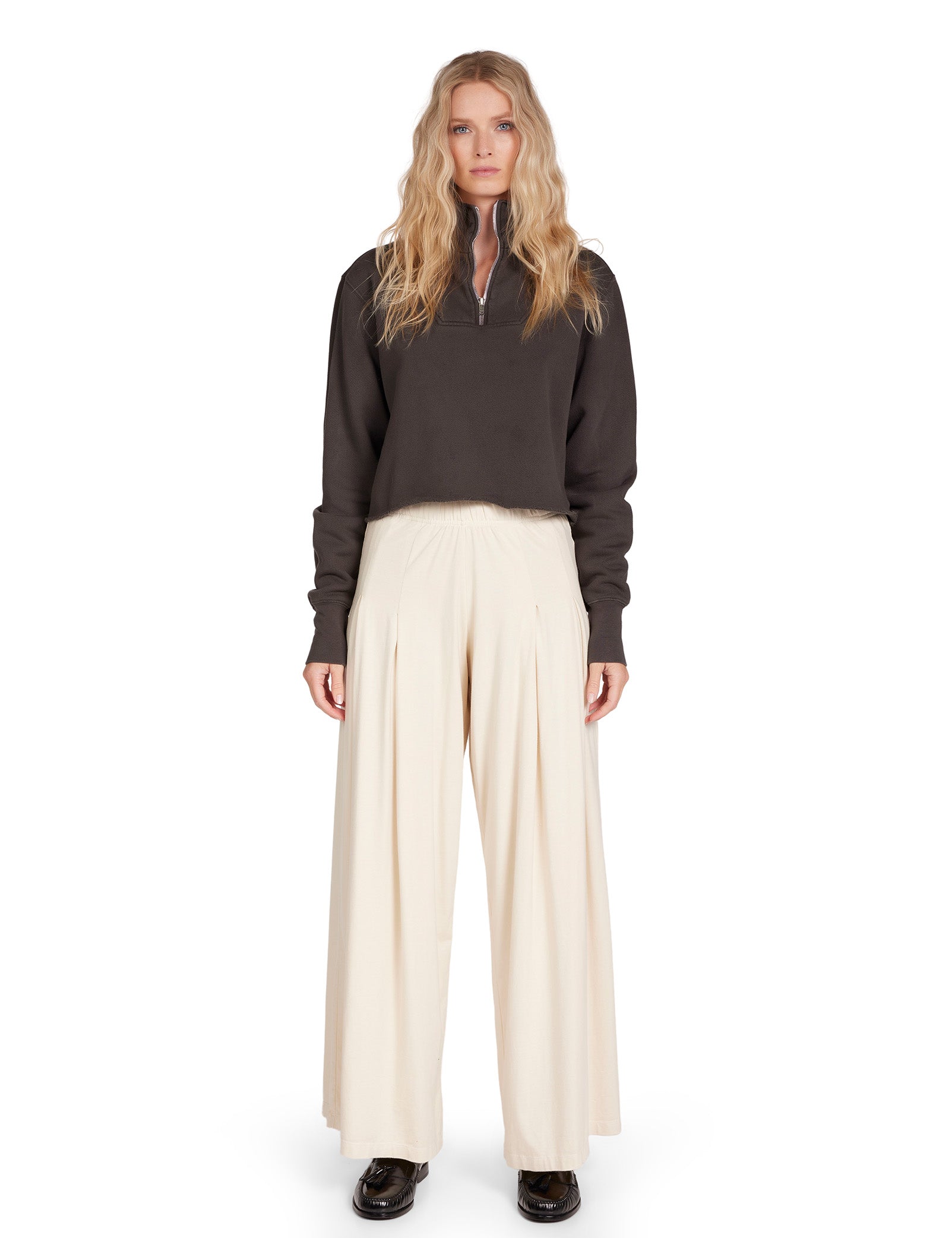 Julia Pleated Palazzo Pant