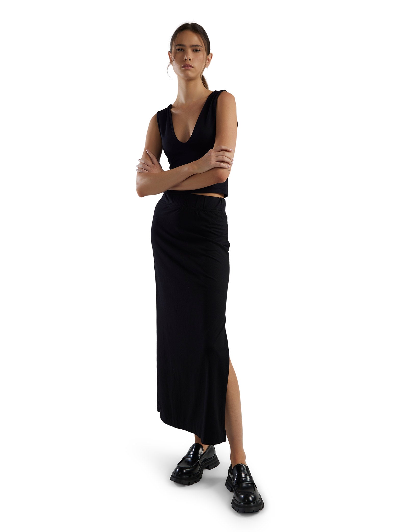 Max Side Slit Skirt
