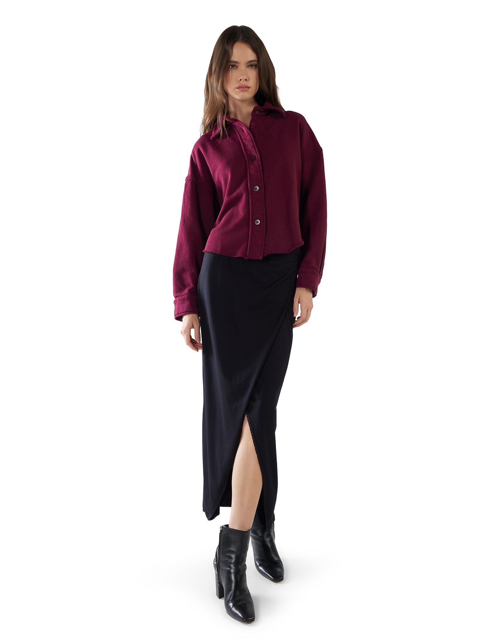 Milly Scallop Wrap Skirt