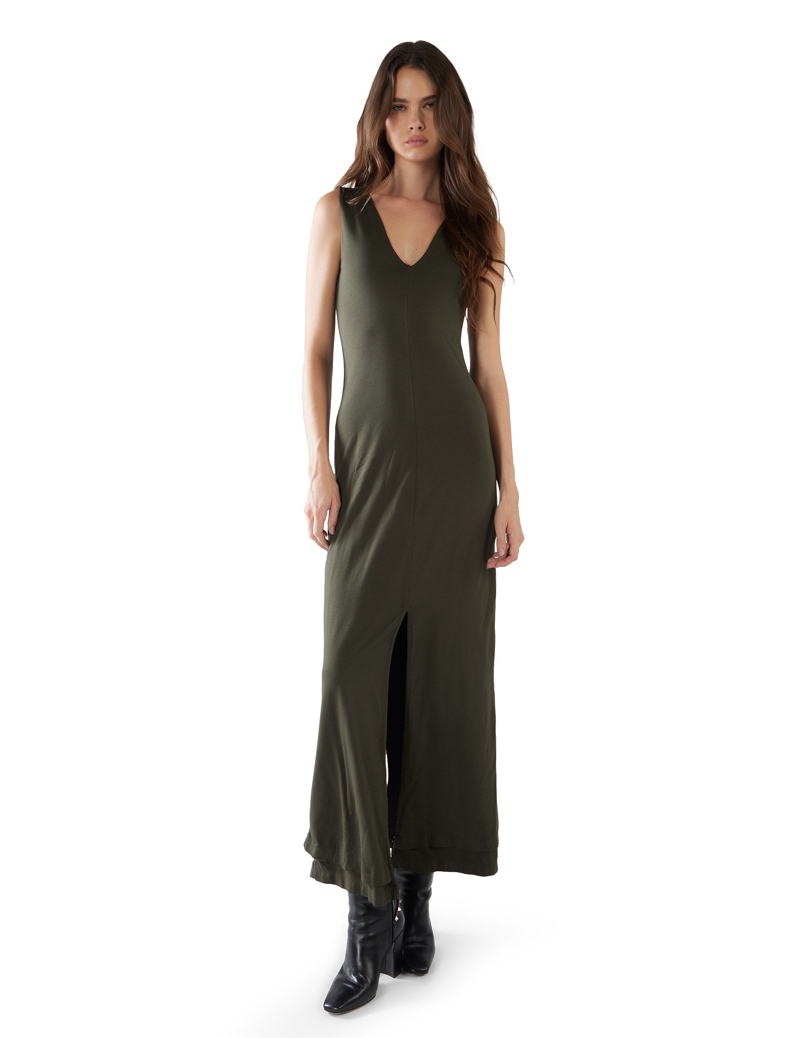 Ali Double V- Tank Dress