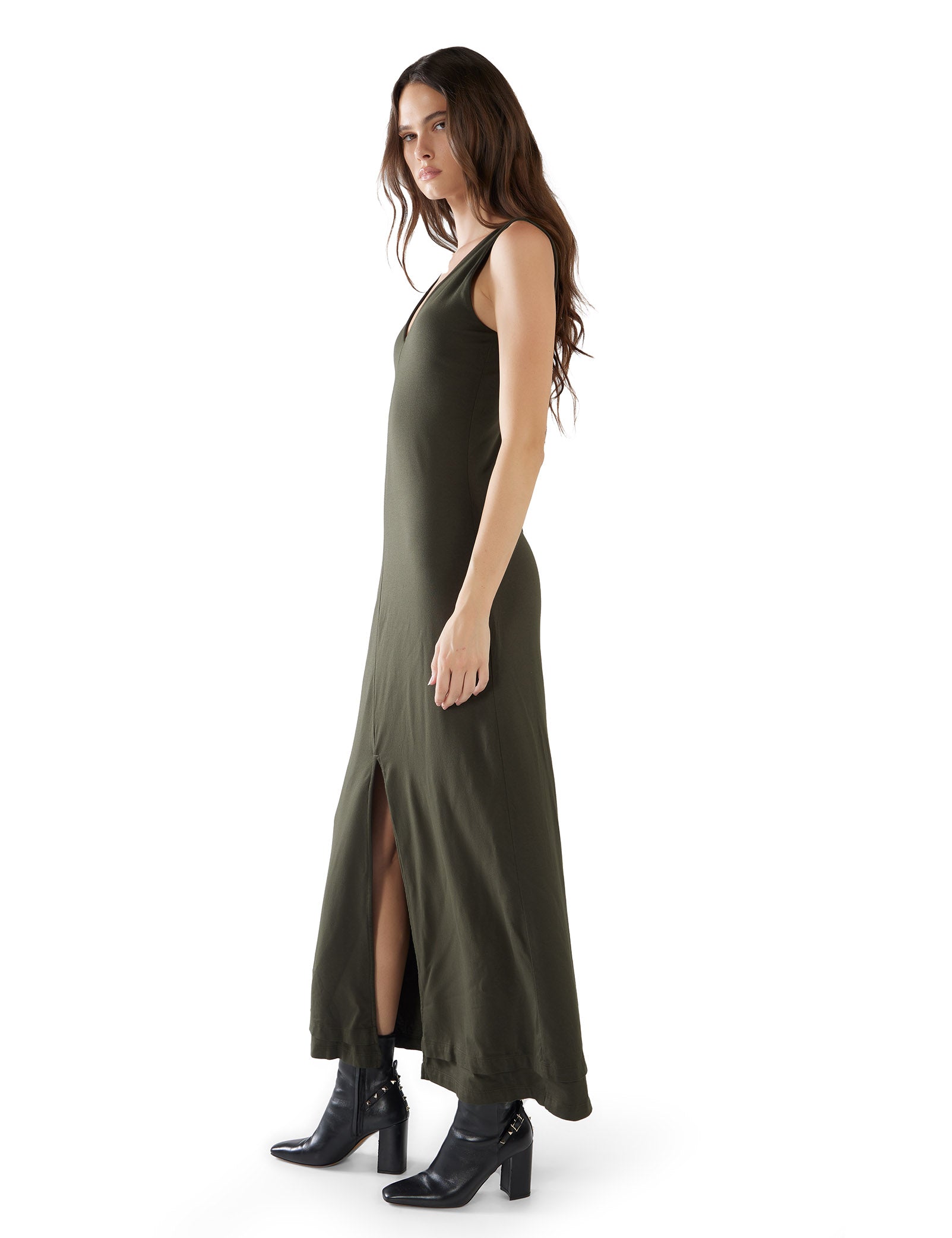 Ali Double V- Tank Dress