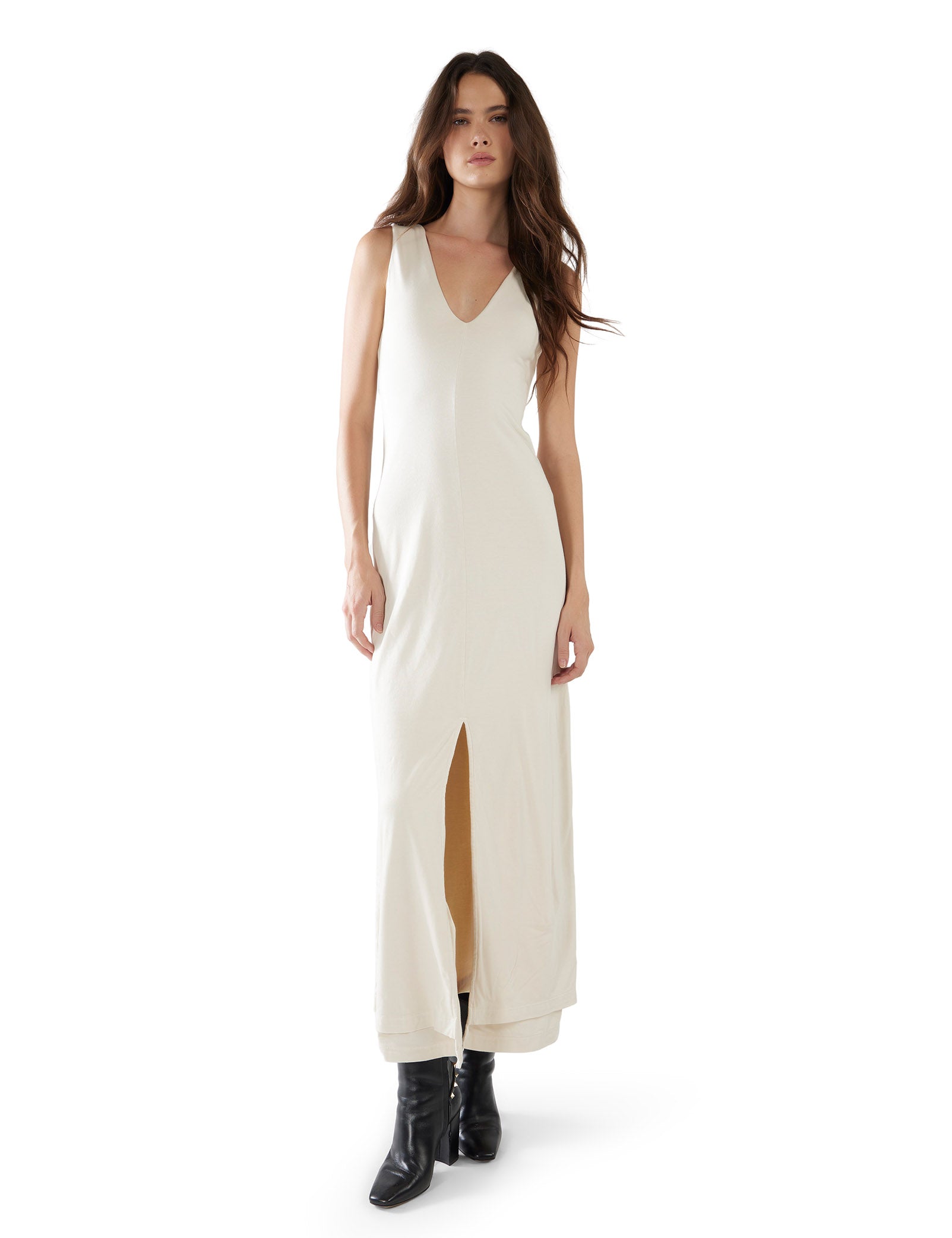 Ali Double V- Tank Dress