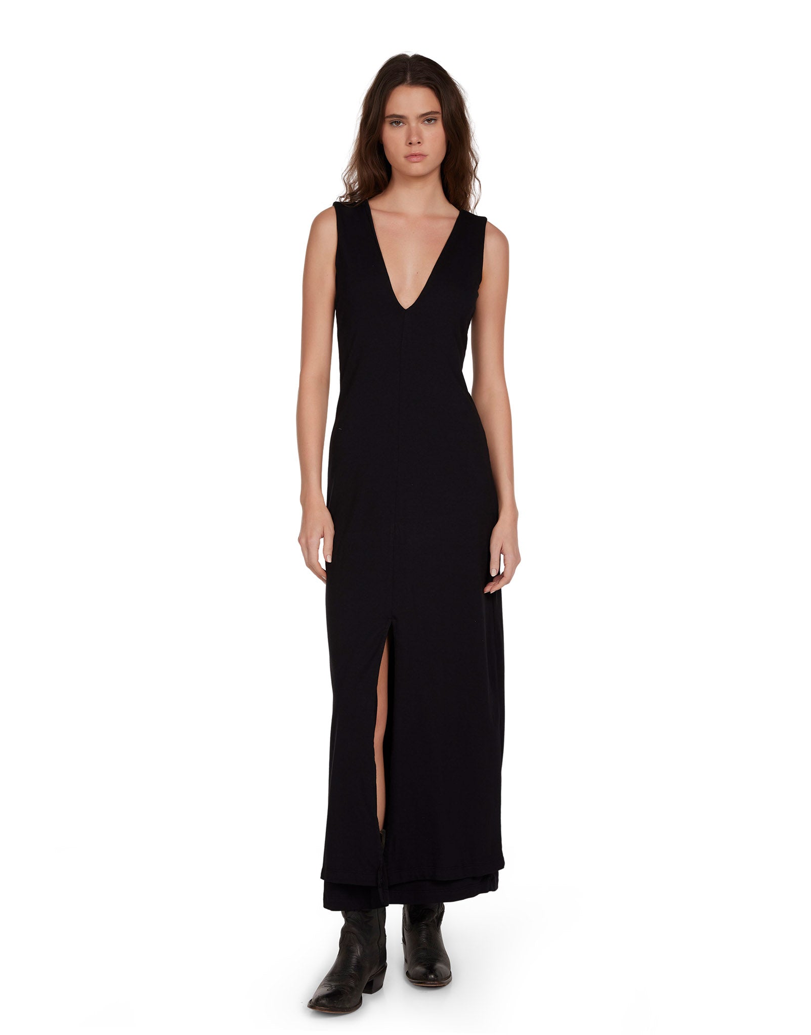 Ali Double V- Tank Dress