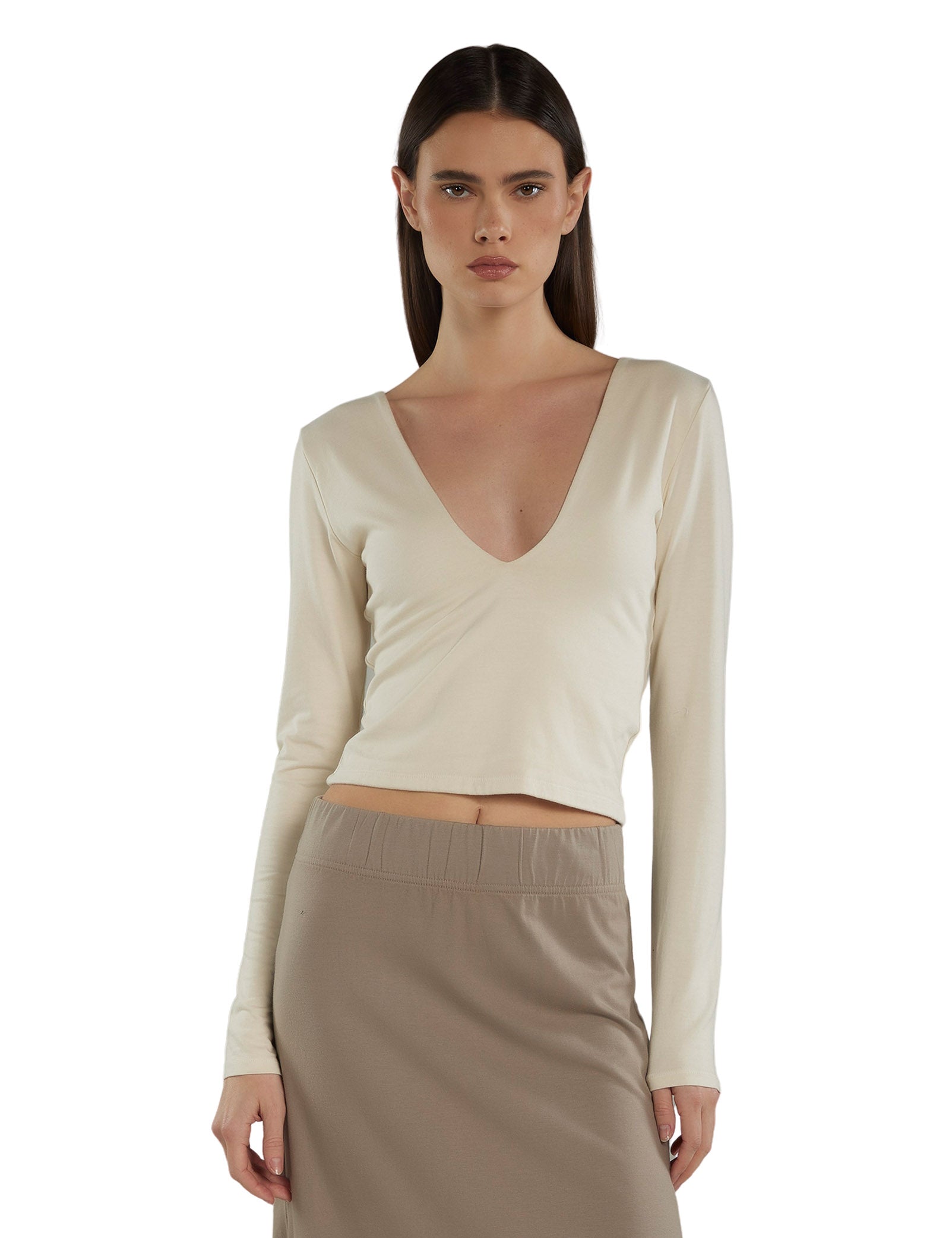 Liz Double V Long Sleeve