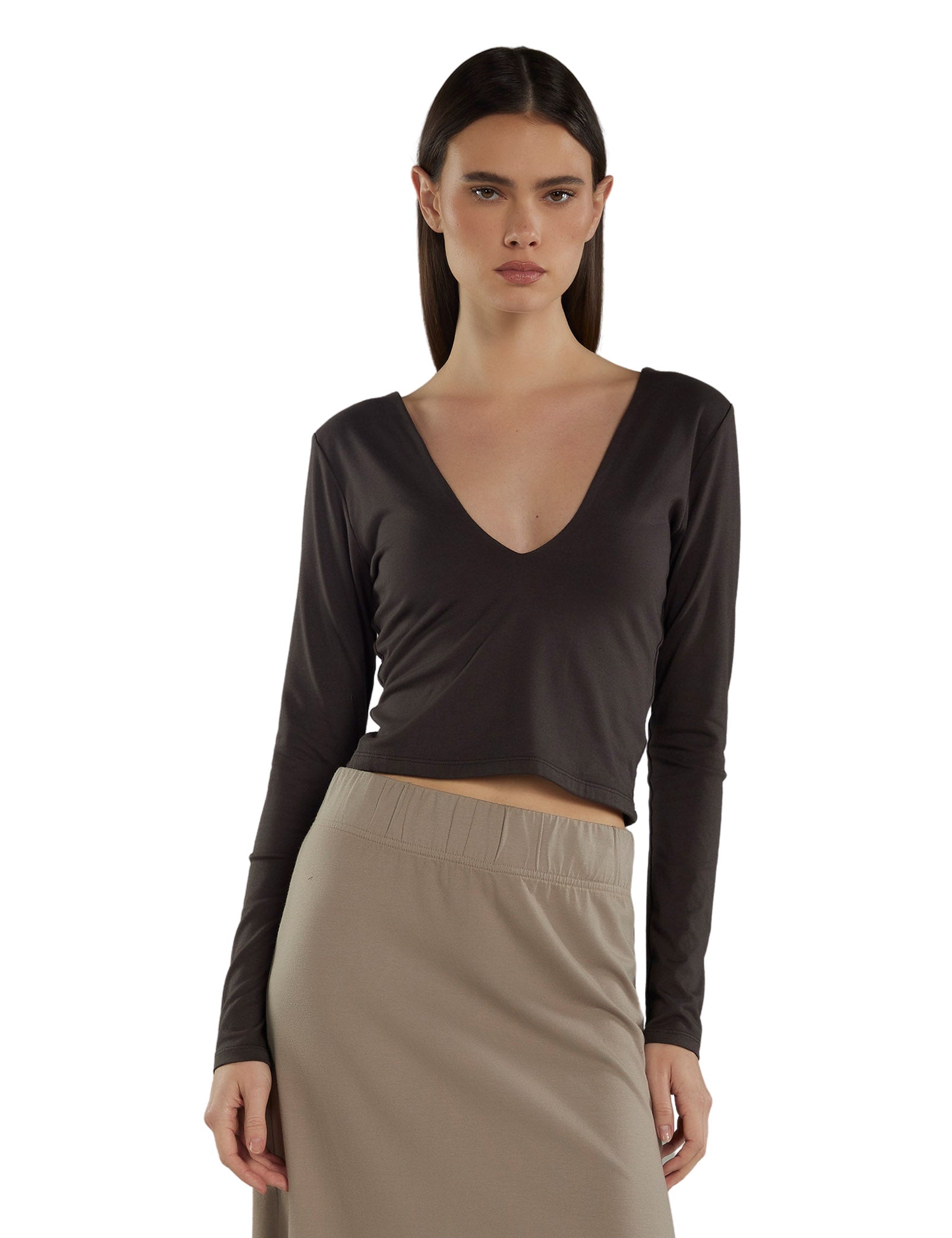 Liz Double V Long Sleeve