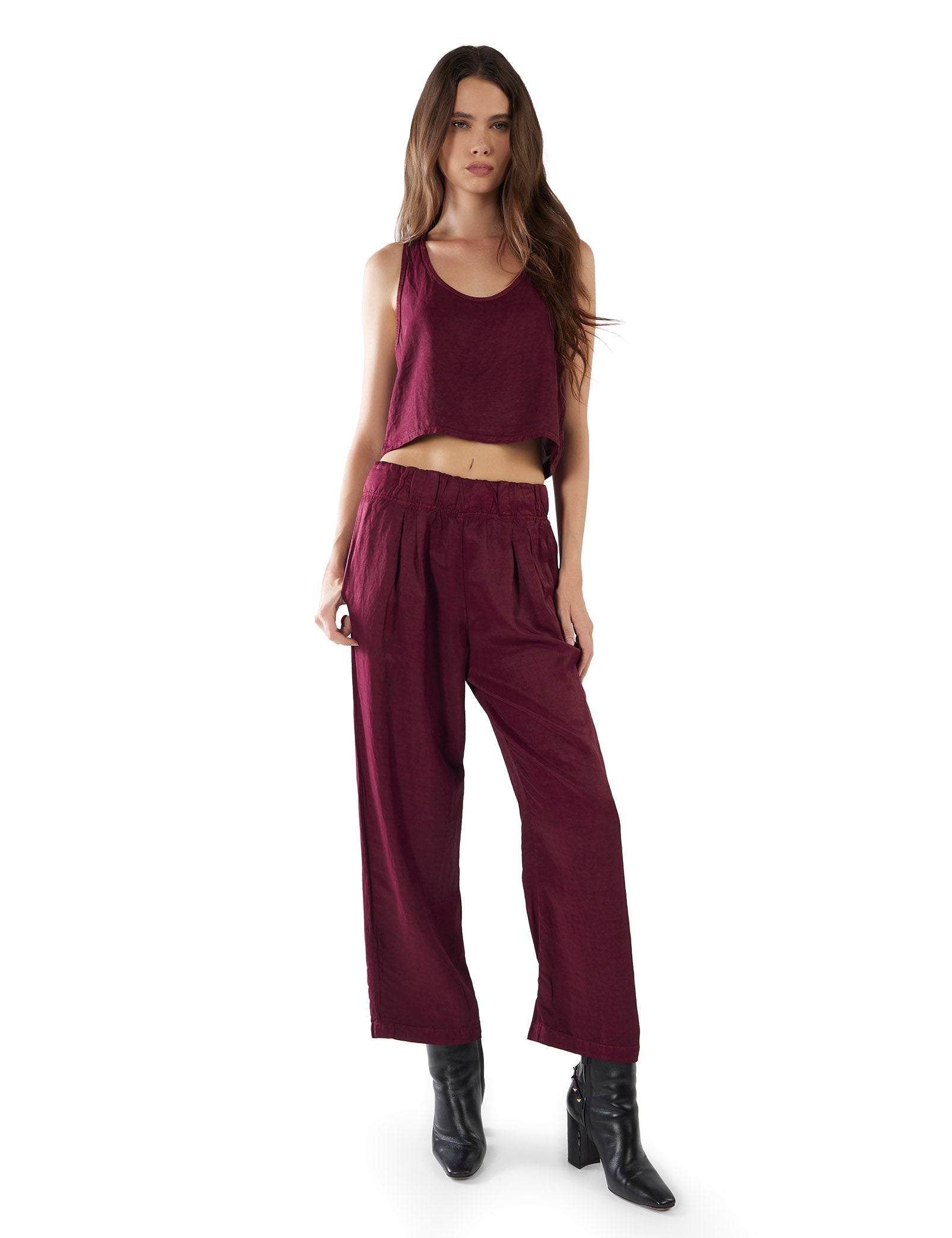 Penny Pleat Front Pant
