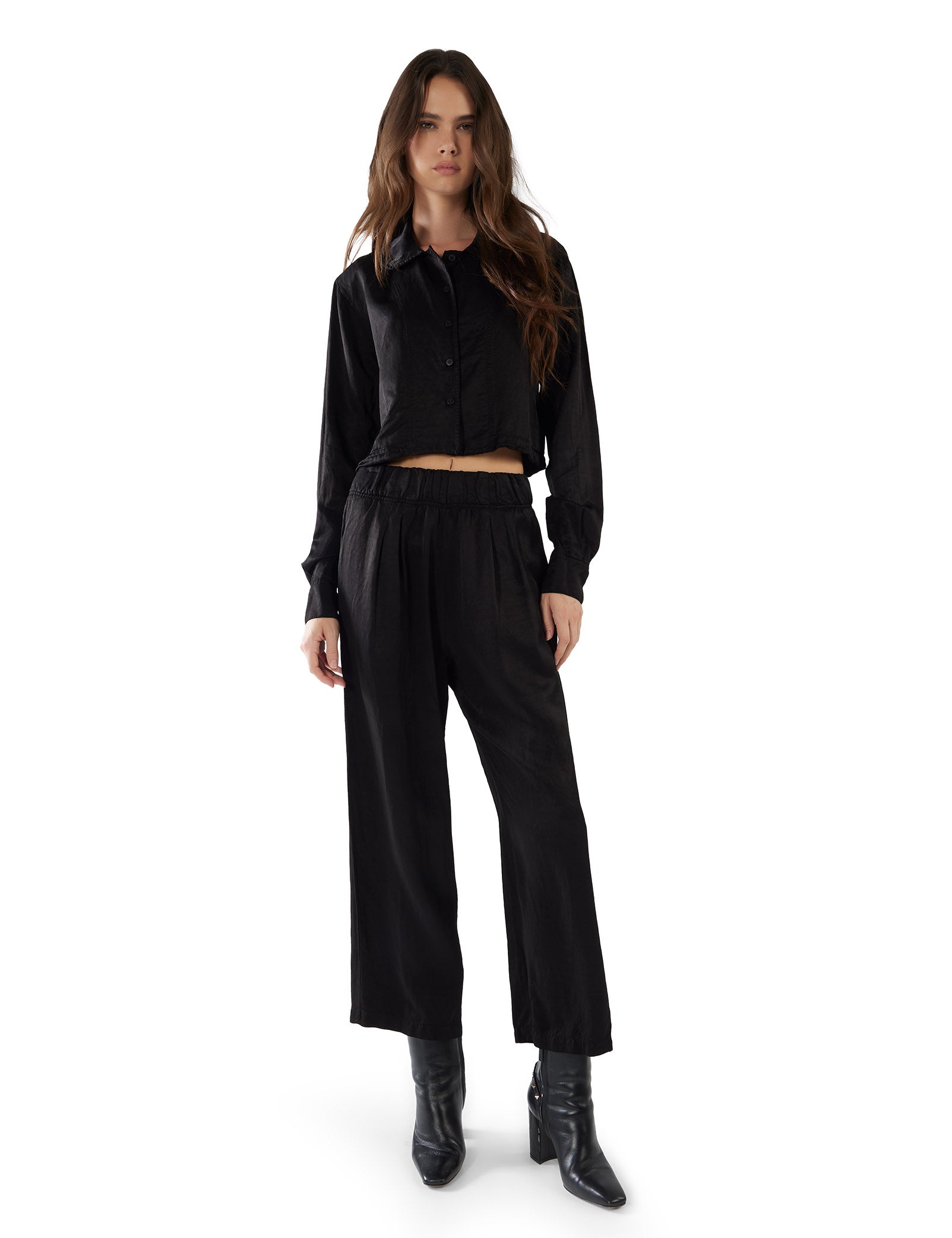 Penny Pleat Front Pant