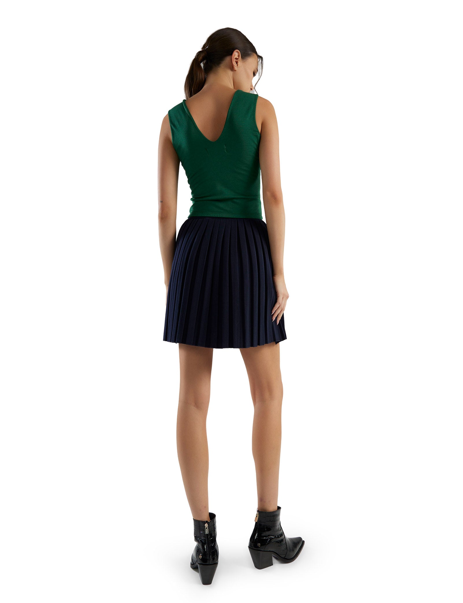 Paulina Box Pleat Tennis Skirt