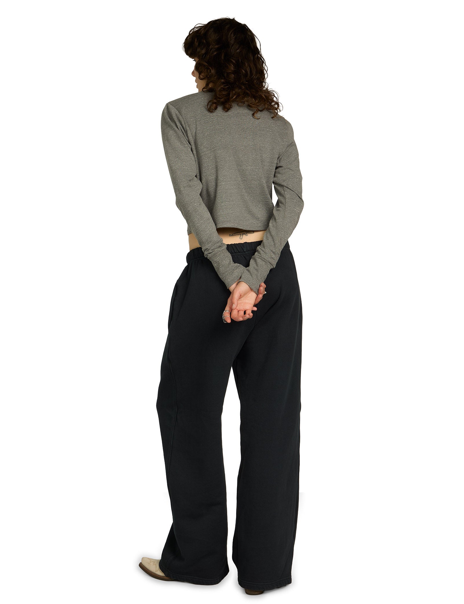 Mert Long Sleeve Crop Tee