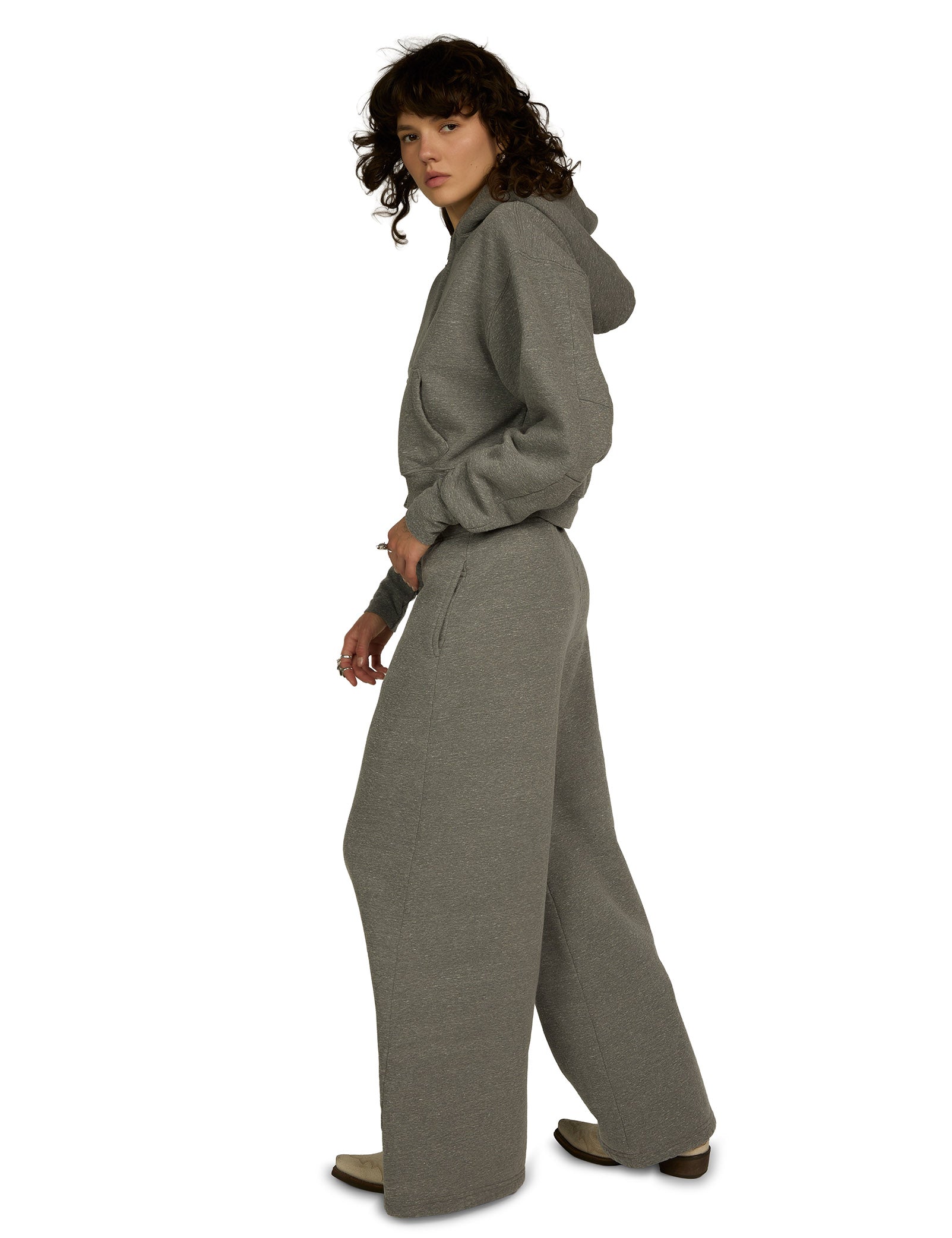 Zendaya Crop Zip Hoodie