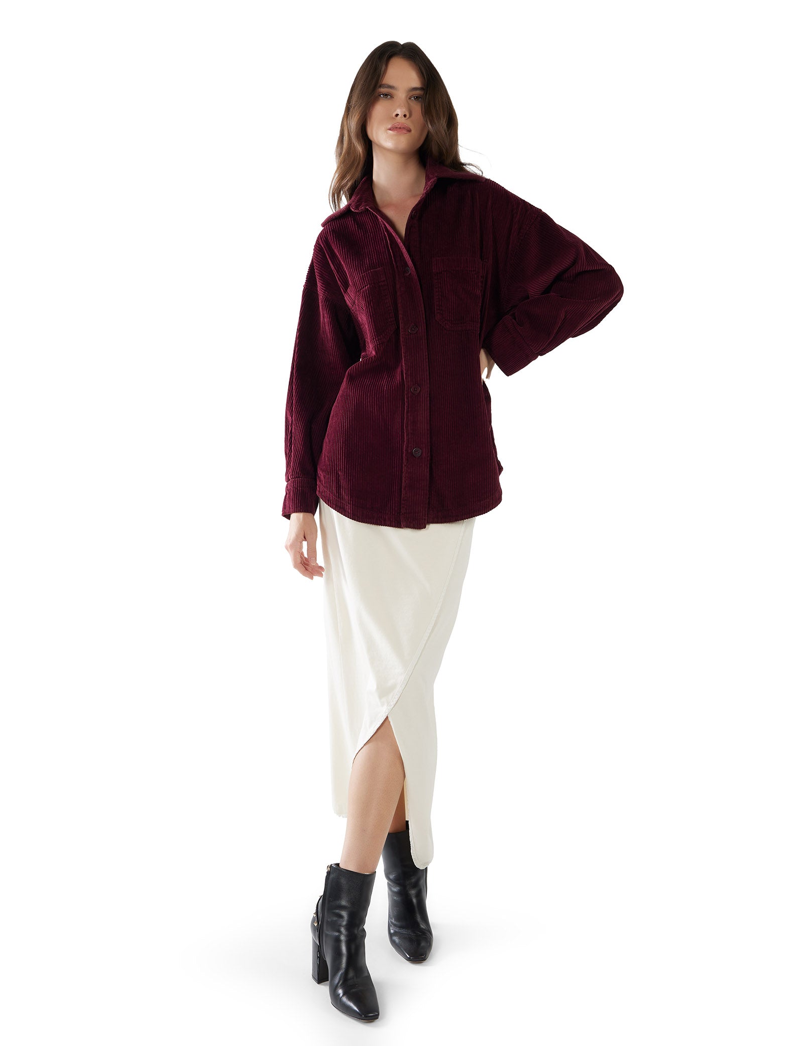 Zoe Oversized Button Up