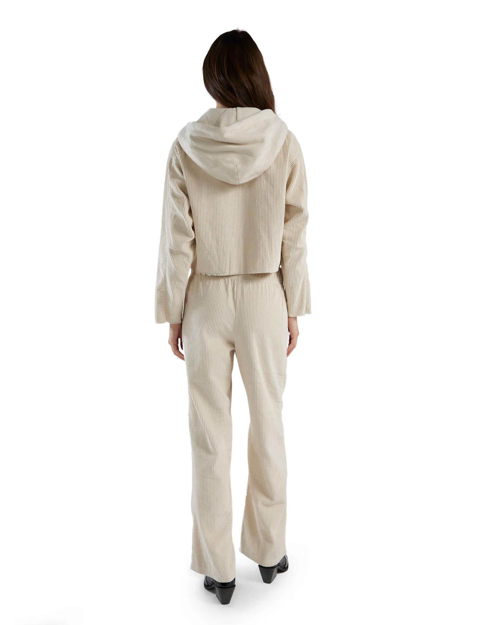 Rosa Raw Zip Hoodie