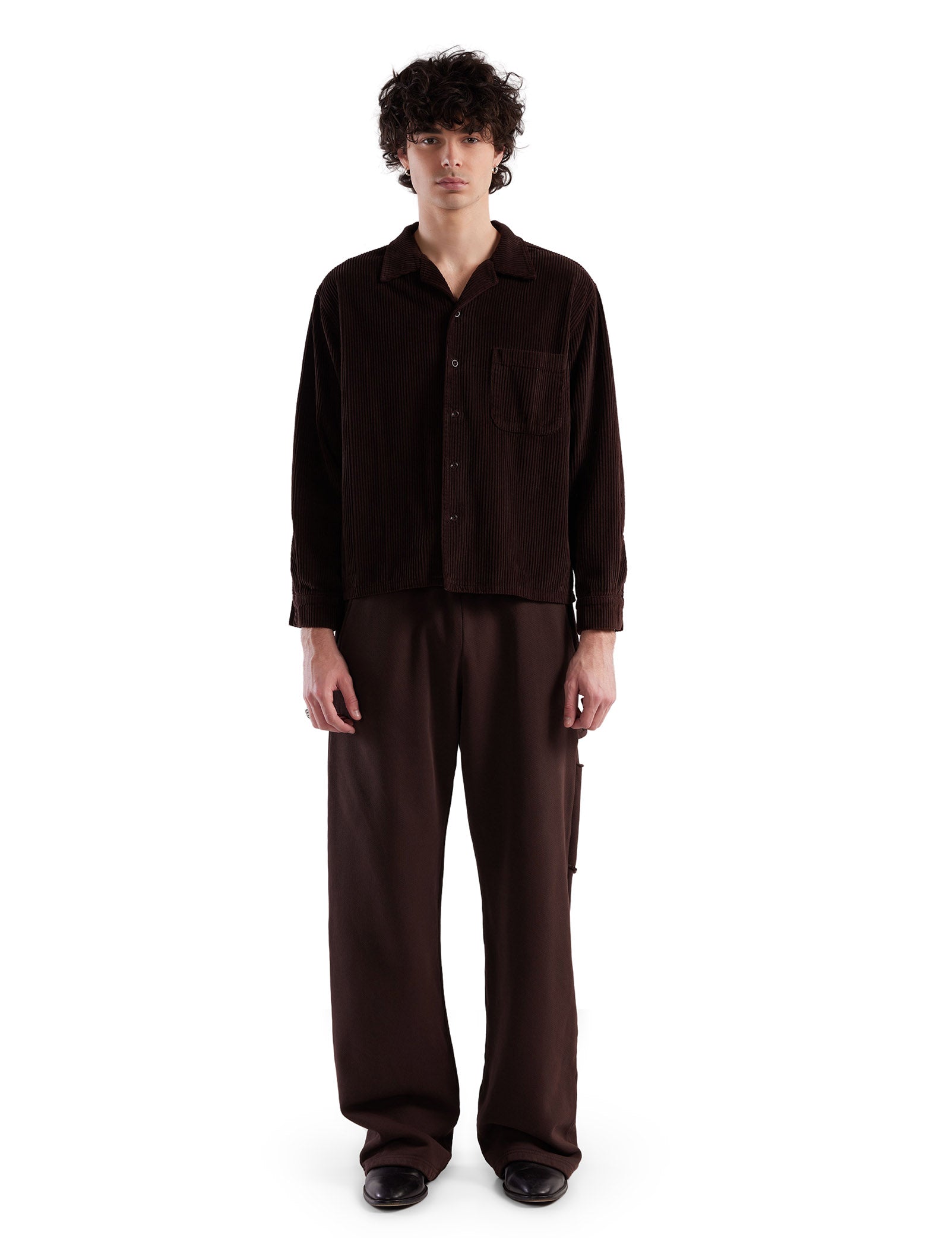 Wide Wale Corduroy L/S Cuban Shirt