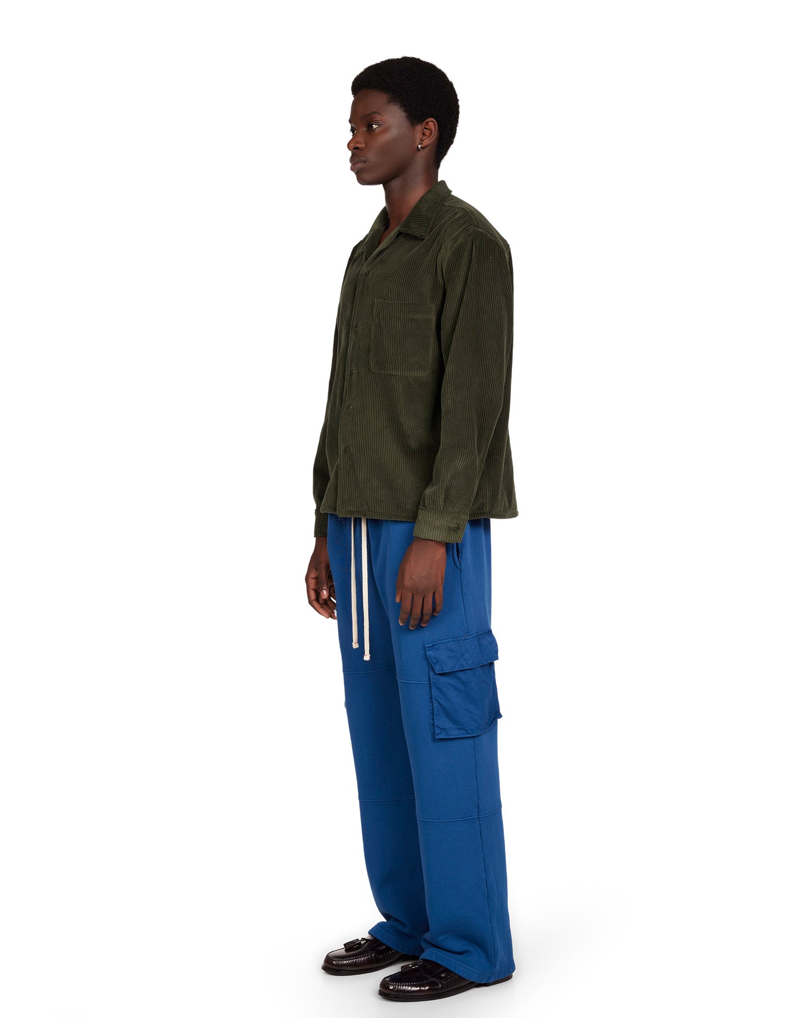 Wide Wale Corduroy L/S Cuban Shirt