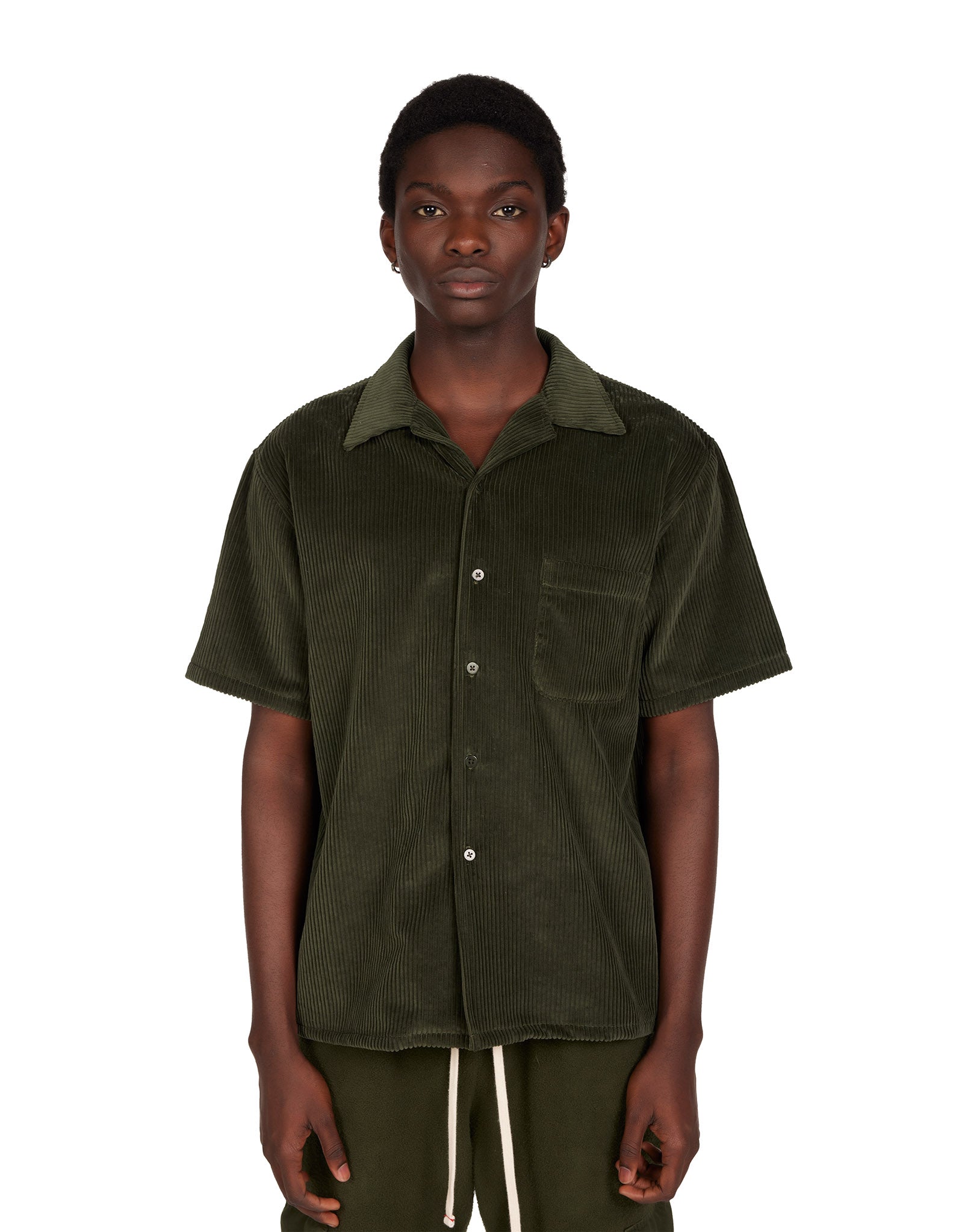 Wide Wale Corduroy Cuban Shirt